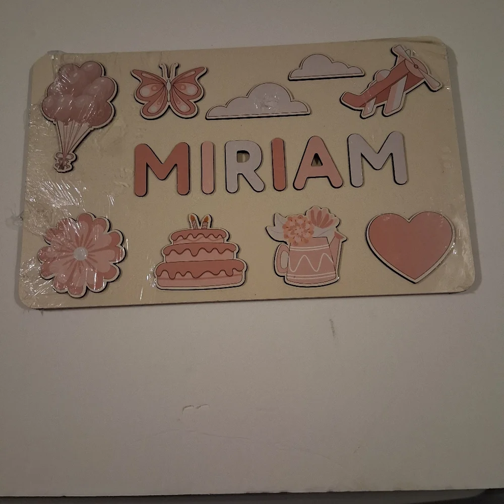 Miriam Name Wooden Puzzle